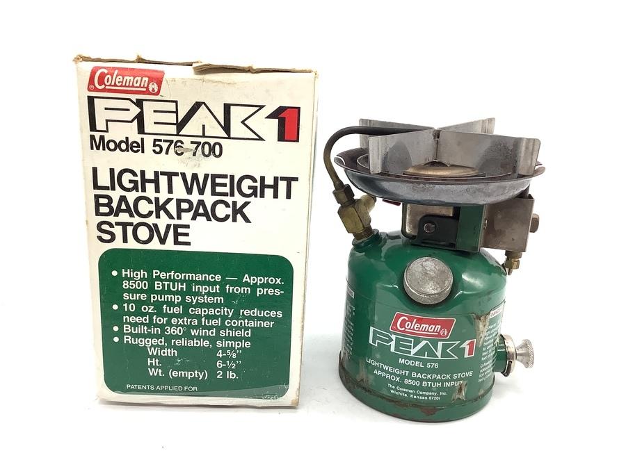 コールマン ピークワン 550B USA製 90年 ケース グリッパー 取説付