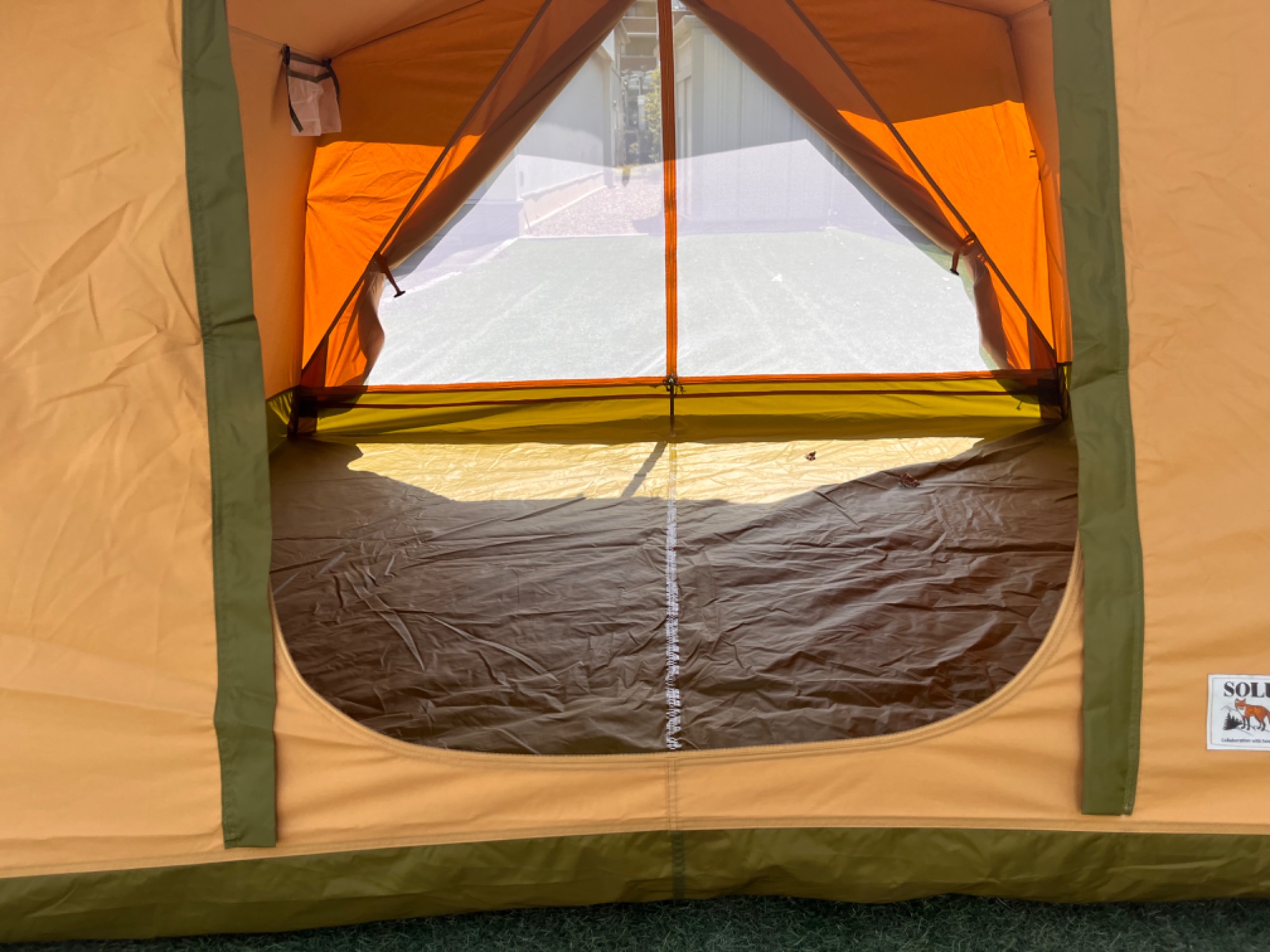小さなロッジテント‼テンマクデザインのペポライトでソロキャンプ