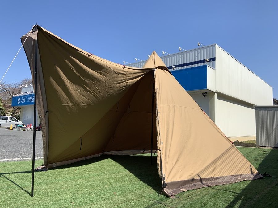 テンマクの人気モノポール設営比較してみた！美品のサーカスTCDX&