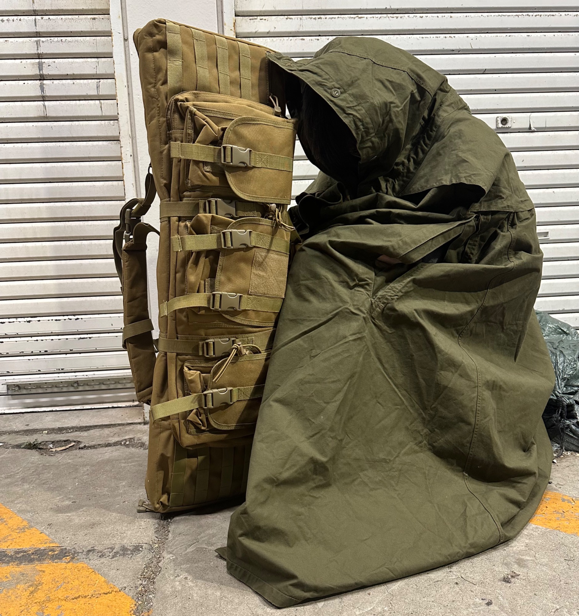 軍幕 東ドイツ軍テント レインドロップカモ③ NVA 東ドイツ軍 軍幕