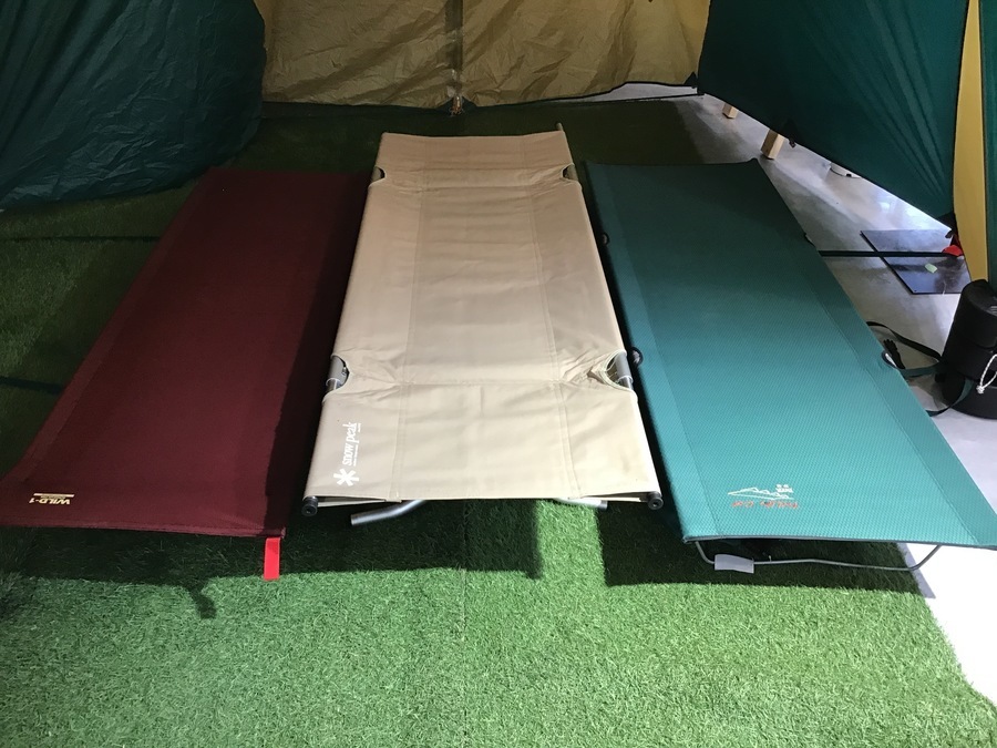 贅沢な睡眠をお届けいたします！snow peak(スノーピーク）コットハイ