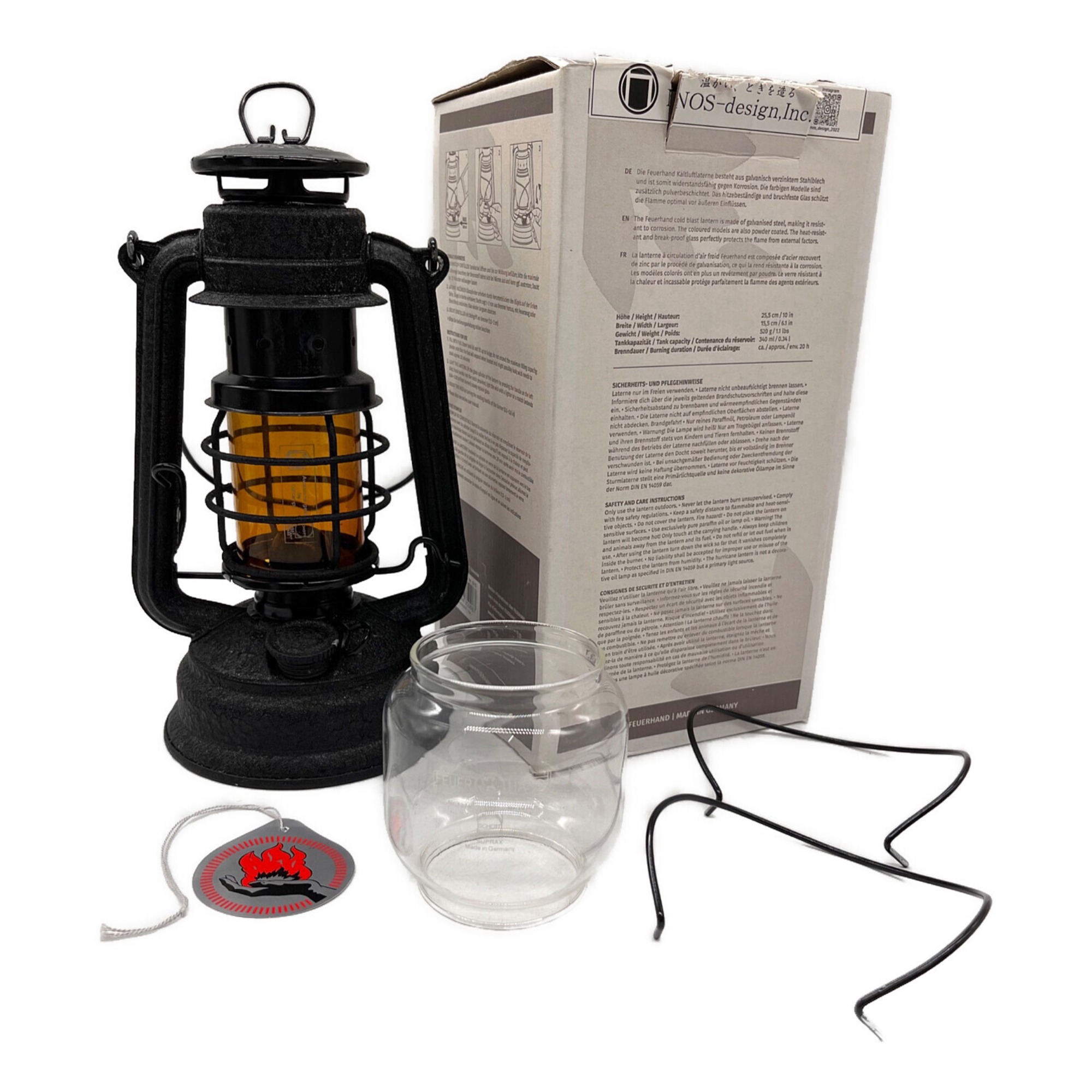 まるで黒い岩で出来たオイルランタン！？フュアハンド276 フェルツ