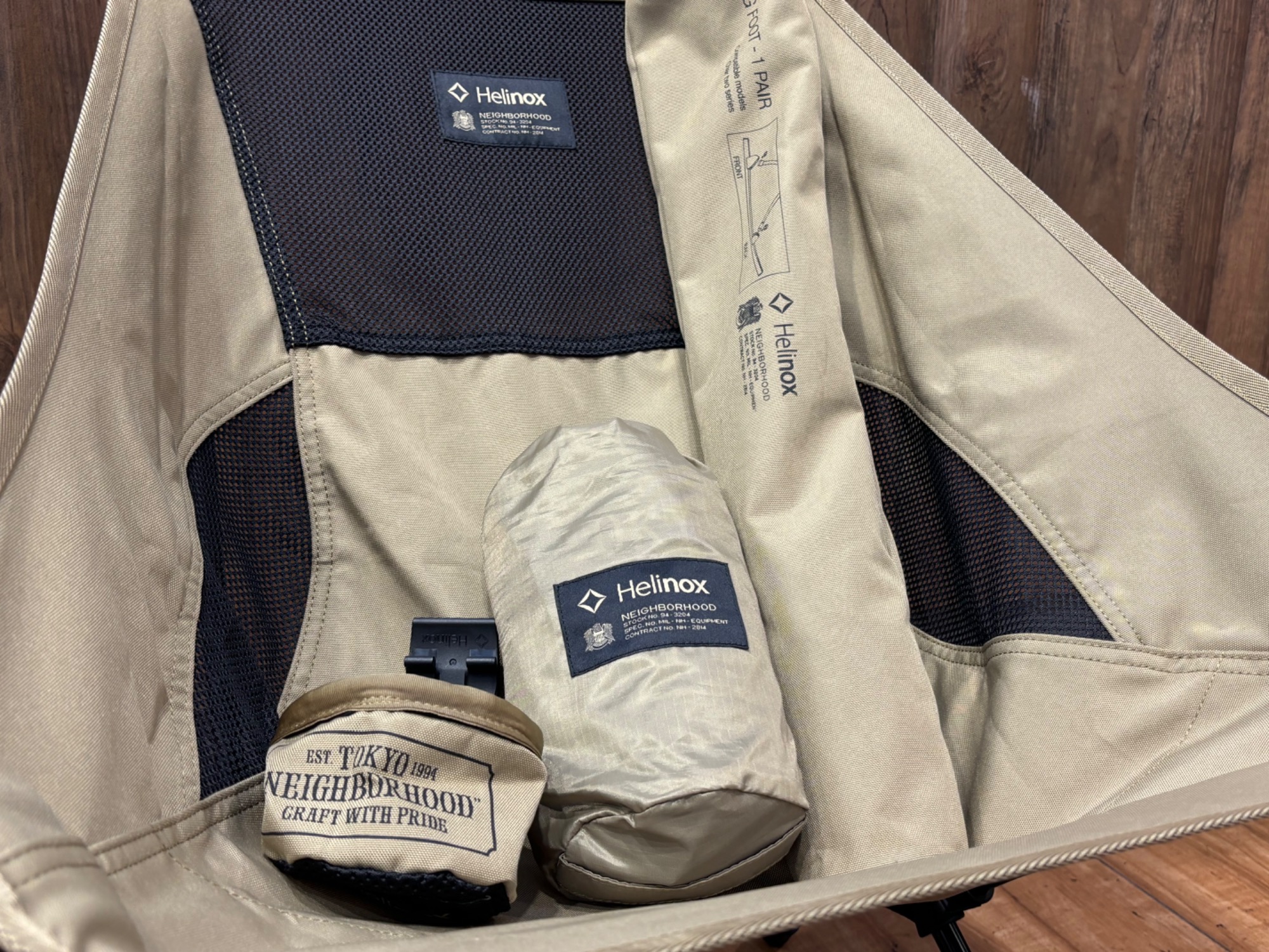 大人気コラボ！ヘリノックス×ネイバーフッドコラボアイテム入荷いたし