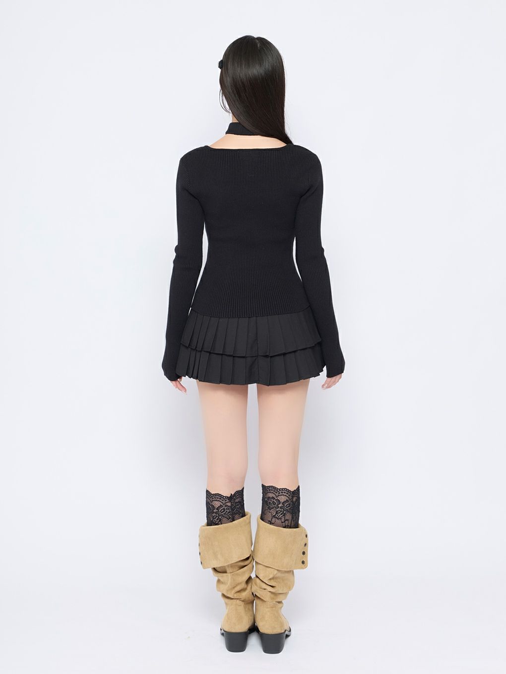 BUBBLES】チョーカーボタンニットトップス | sparkling mall online store