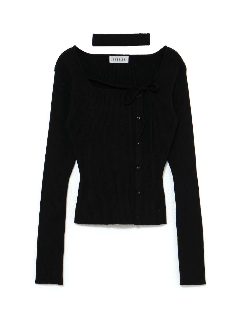 BUBBLES】チョーカーボタンニットトップス | sparkling mall online store