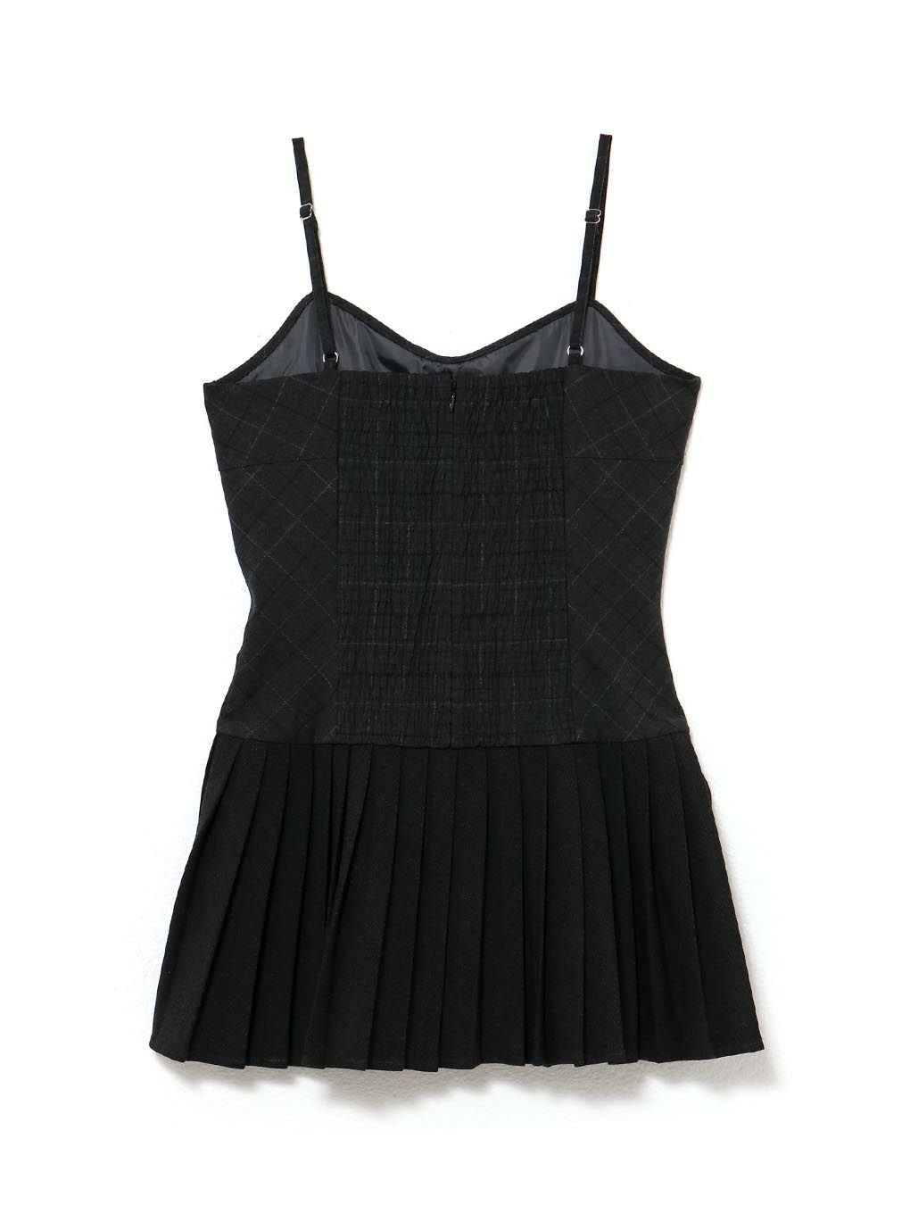 BUBBLES】ミックスチェックキャミワンピース | sparkling mall online