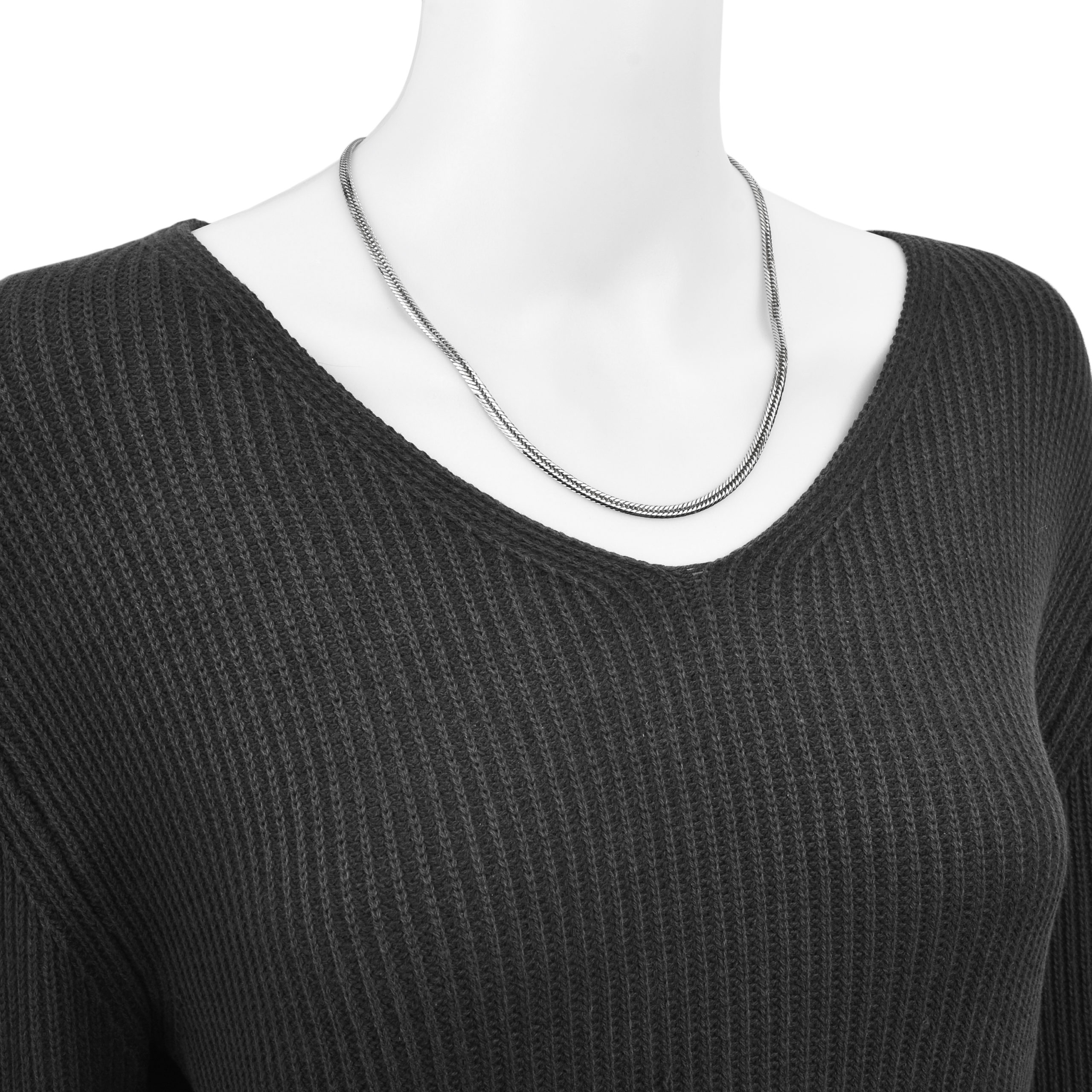 Pt850 プラチナ 喜平ネックレス 12面トリプル 30g 50cm 4.3mm幅 中折れ