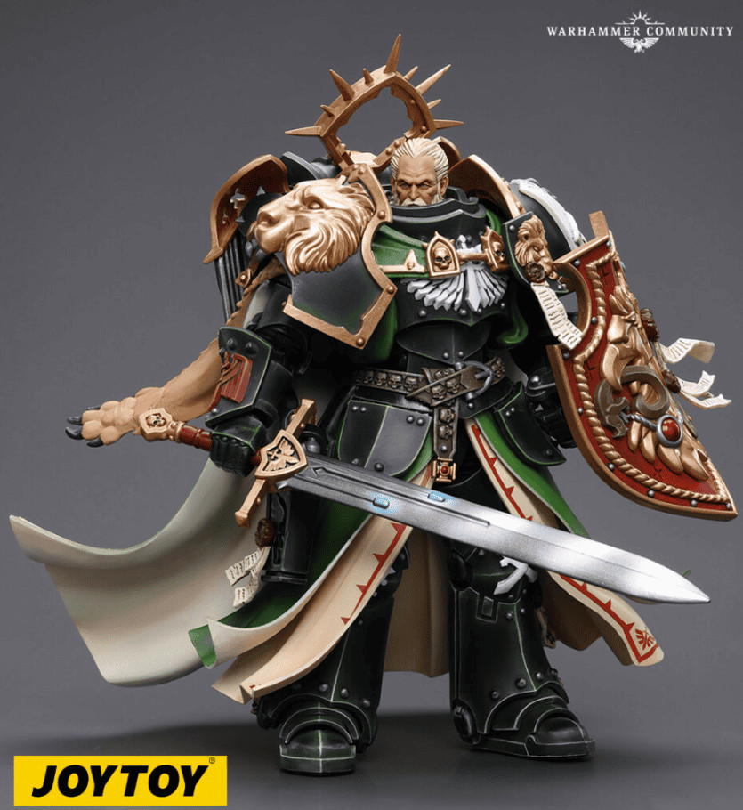 JOYTOY 40k Dark Angels Primarch Lion El'Jonson Action Figure!