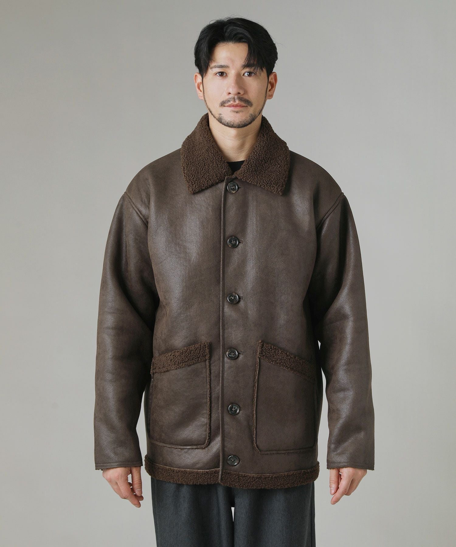 フェイクムートンカラーランチジャケット | 【公式】SPU スプ公式通販