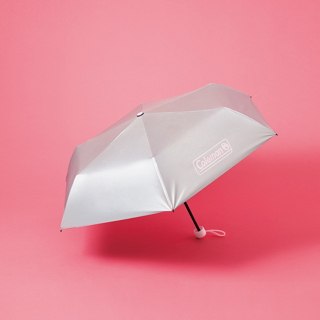 今月号の付録】Colemanの晴雨兼用シルバーの折りたたみ傘（6/12発売