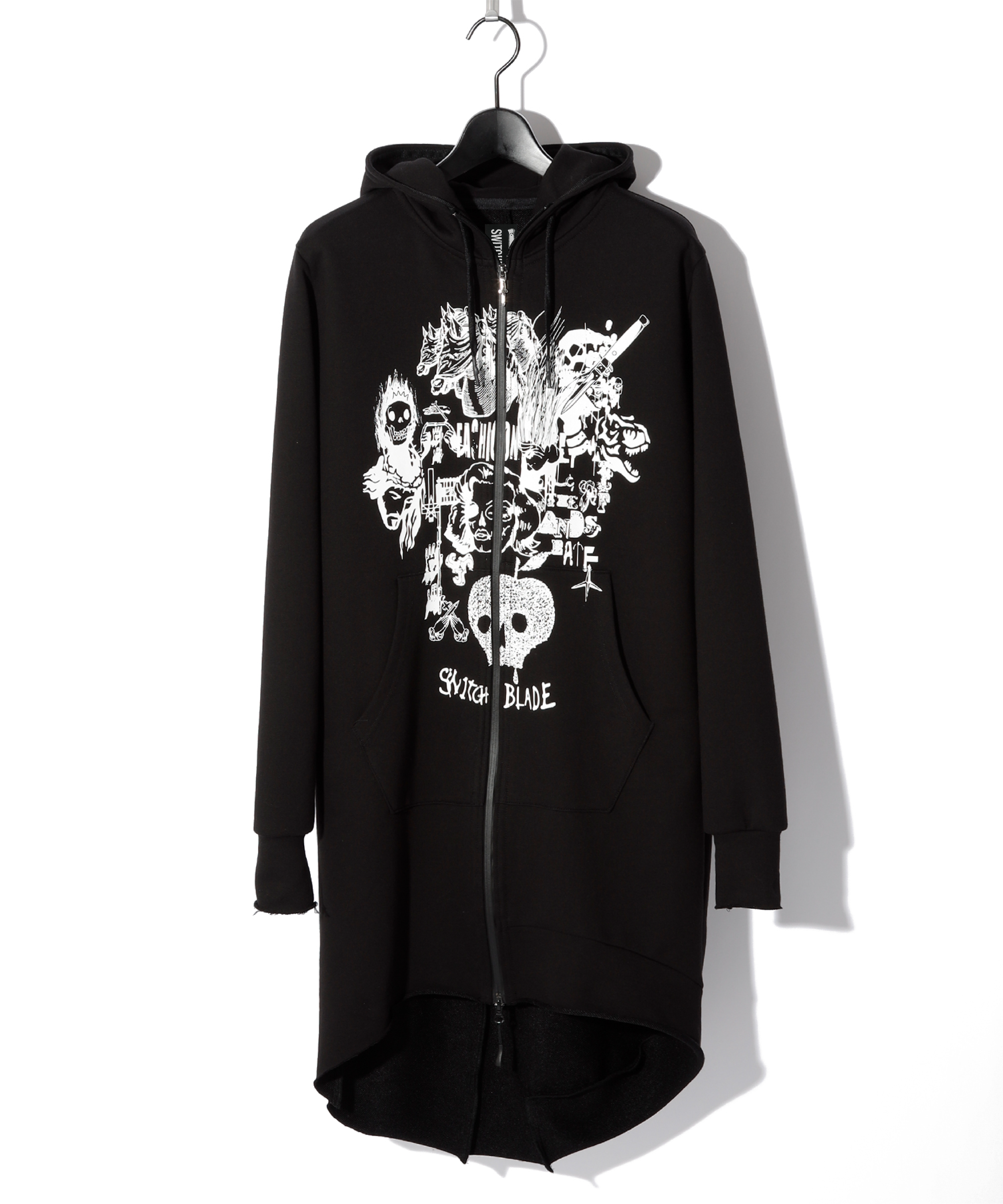 SWITCHBLADE × MAXSIX GRAPHICS ART LONG PARKA | SWITCHBLADE