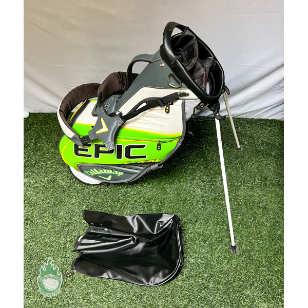 Used Callaway Epic Flash Stand Golf Cart Carry Bag 4-Way Bag with