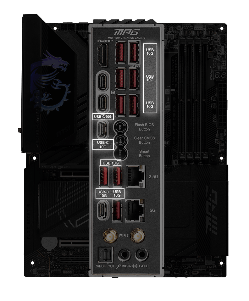 MPG X870E CARBON WIFI