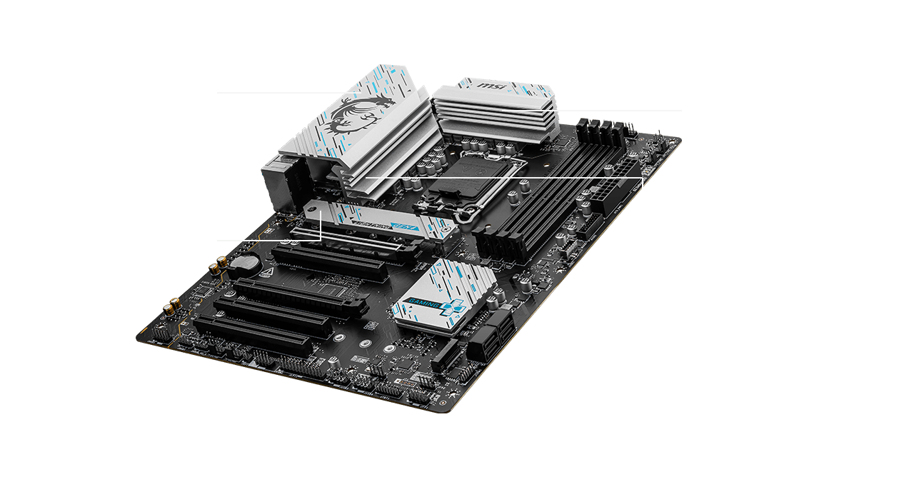 MSI B760 GAMING PLUS WIFI DDR4, ATX - Intel 14th/13th/12th Gen