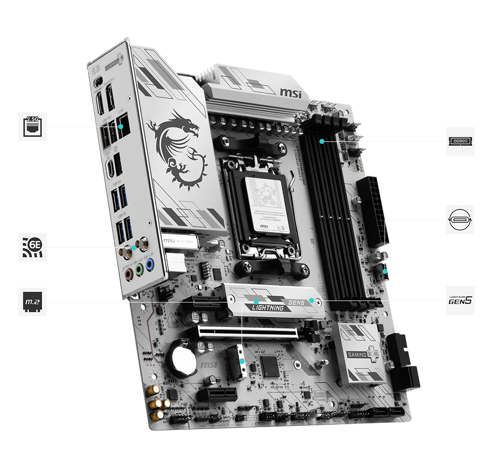 B850M GAMING PLUS WIFI6E | Gaming Motherboards｜Best Motherboard