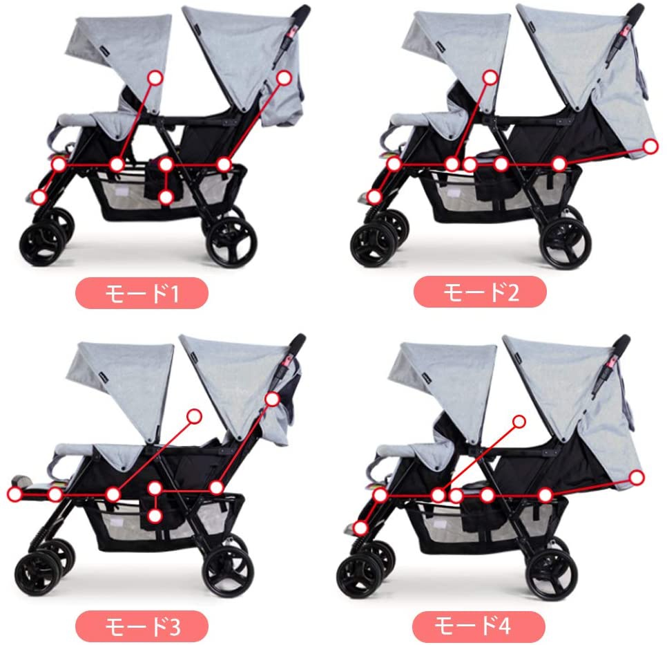 Newox(ネウォックス) Seebaby二人乗りベビーカーの悪い口コミ・評判は