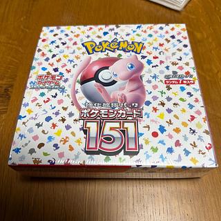 強化拡張パック「ポケモンカード151（イチゴーイチ）」 未開封BOX」の
