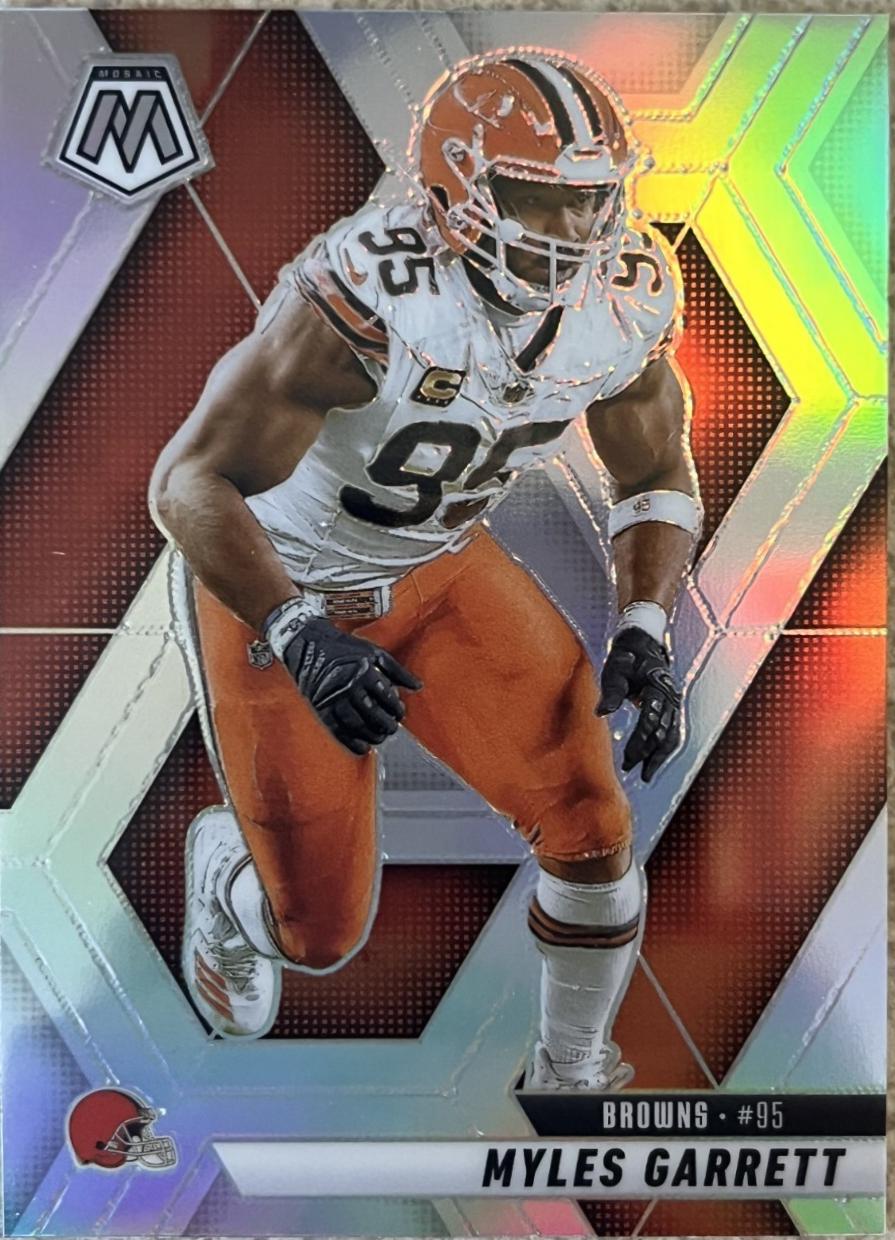Myles Garrett [Silver] #181 Prices | 2025 Panini Mosaic | Football