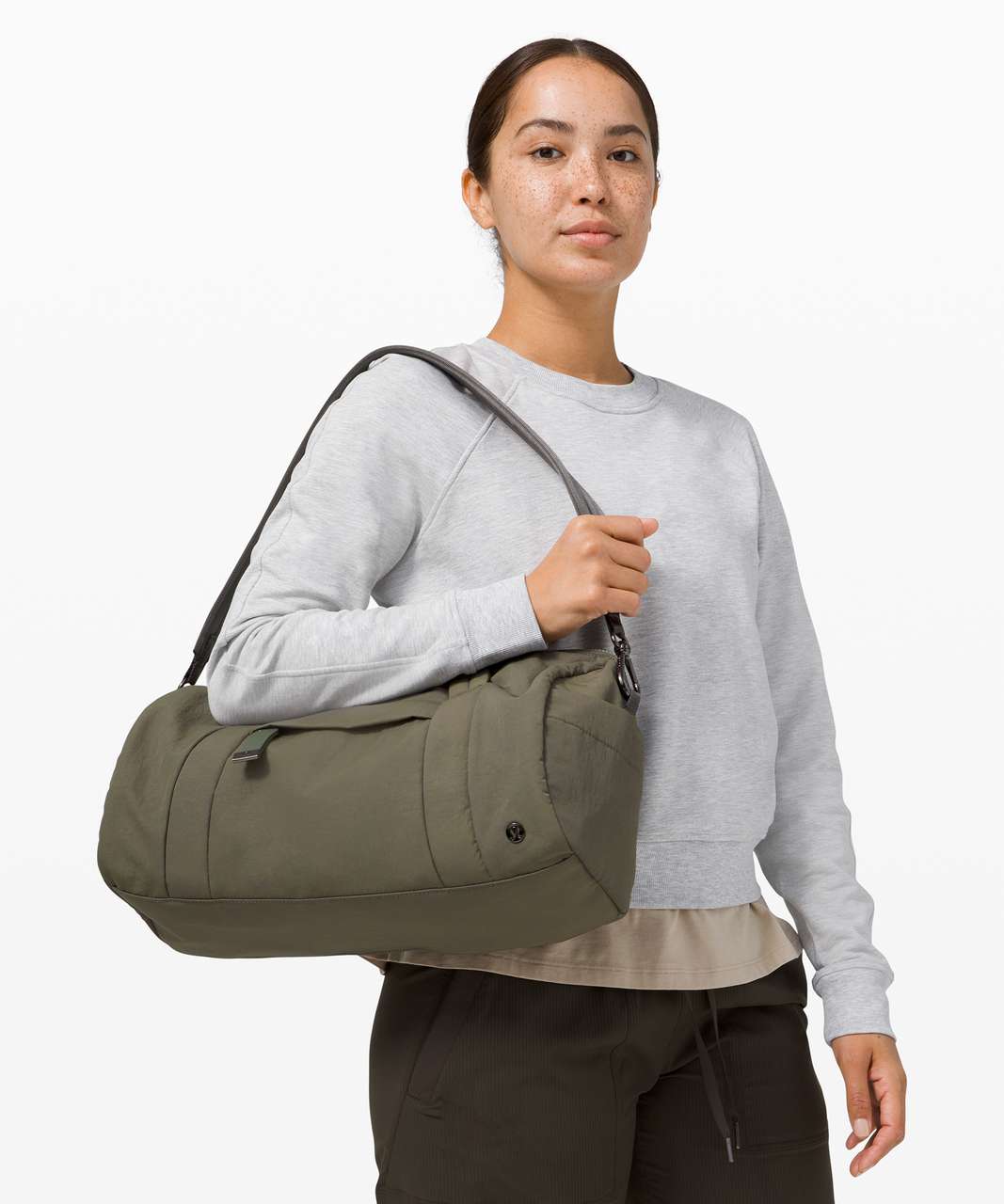 Lululemon On My Level Barrel Bag *16L - Army Green - lulu fanatics
