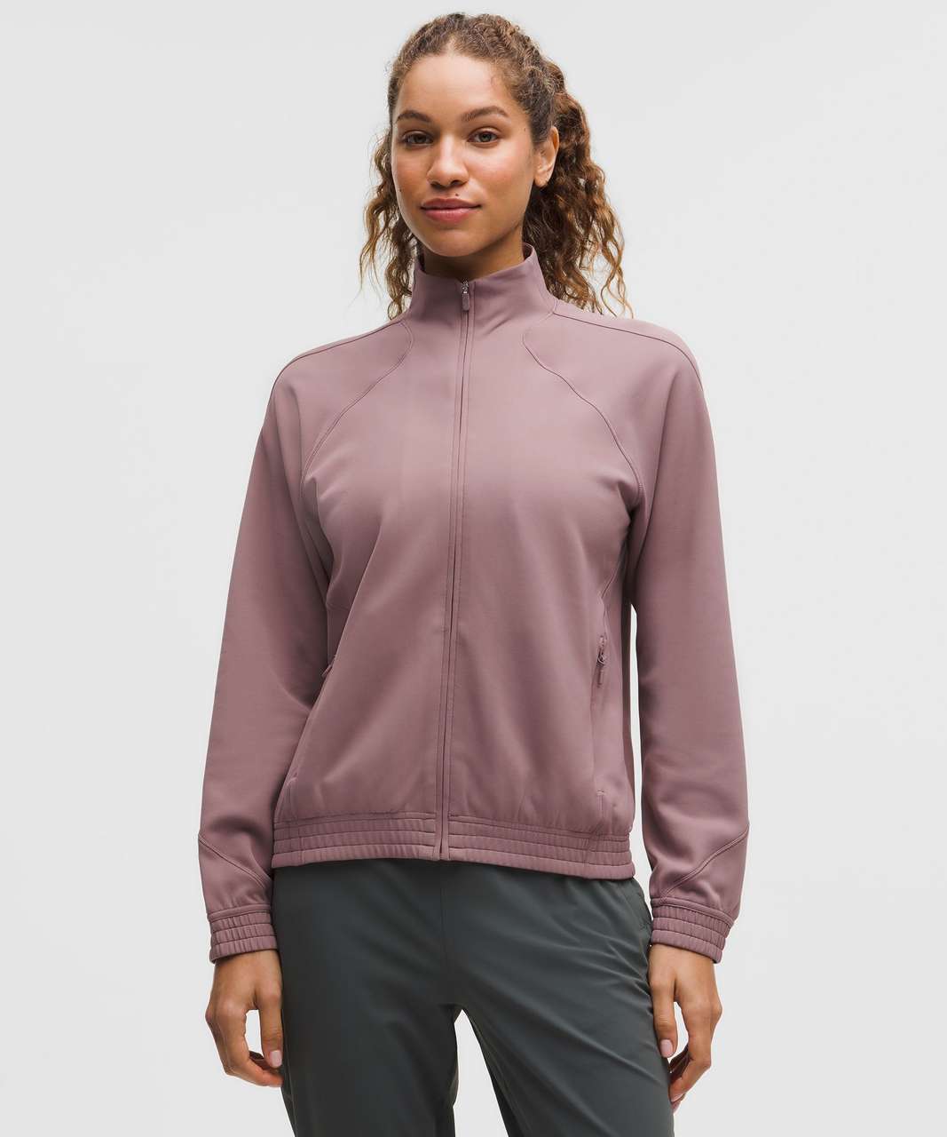 Lululemon Adapted State Thermal Track Jacket - Twilight Rose