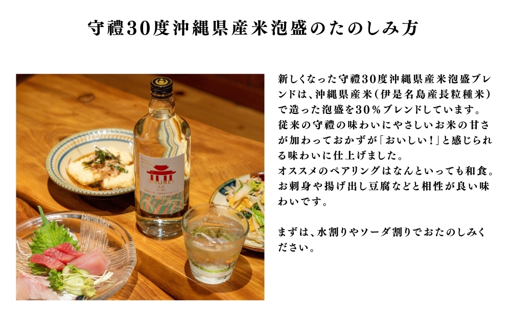 神村酒造】「うるまの泡盛セット」守禮30度ブレンド&暖流SHIP30度