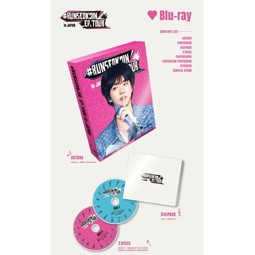 RUNSEOKJIN_EP.TOUR in JAPAN【Blu-ray】 | JIN | UNIVERSAL MUSIC