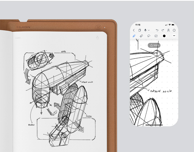 Huion Note X10 Smart Digital Electronic Notebook with Pen | Huion