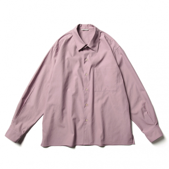AURALEE / オーラリー | WASHED FINX TWILL BOX SHIRTS (メンズ