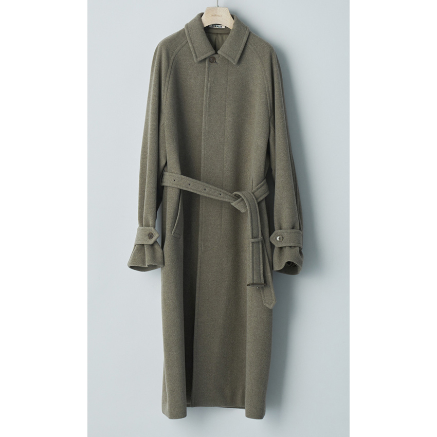 AURALEE / オーラリー | SUPER FINE WOOL MOSSER SOUTIEN COLLAR COAT