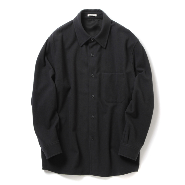AURALEE / オーラリー | BRUSHED SUPER FINE WOOL FLANNEL SHIRT