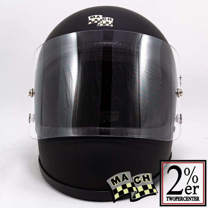 McHAL社 マックヘルメット アポロ マットブラック Apollo / 2％er