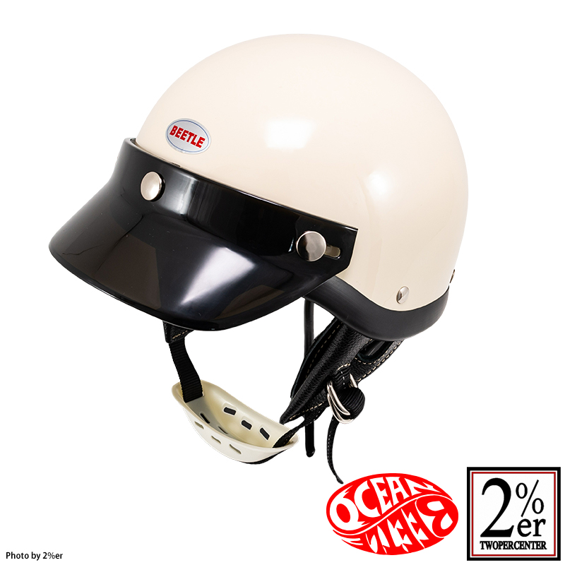オーシャンビートル ショーティー4 ヘルメット アイボリー OCEANBEETLE