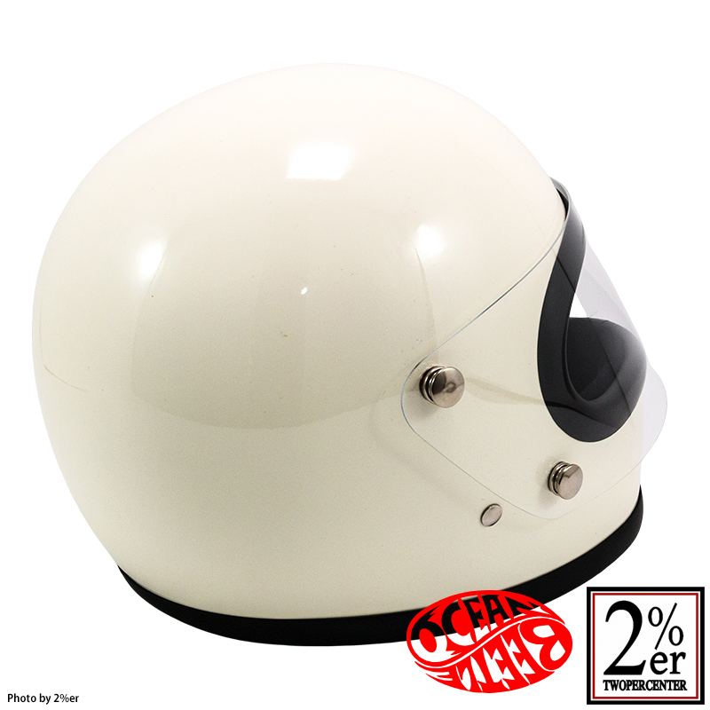 オーシャンビートル STRヘルメット アイボリー / 2％er オフィシャル