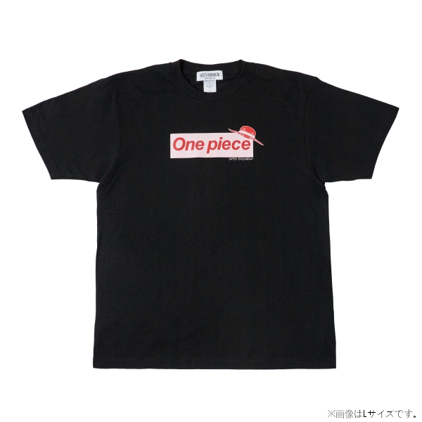 ワンピース】福岡店10周年記念 ロゴ Tシャツ ブラック×ピンク S