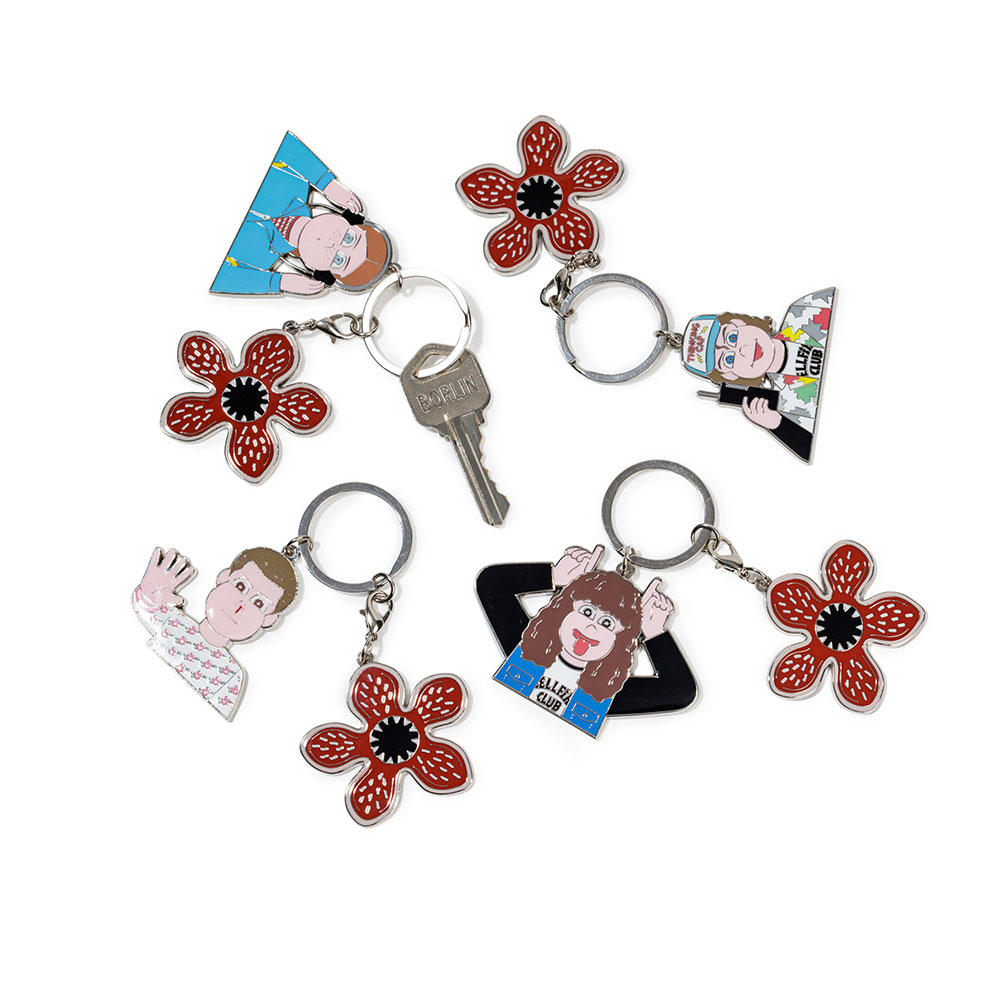 Dustin（ダスティン）金属キーリングシルバー Stranger Things