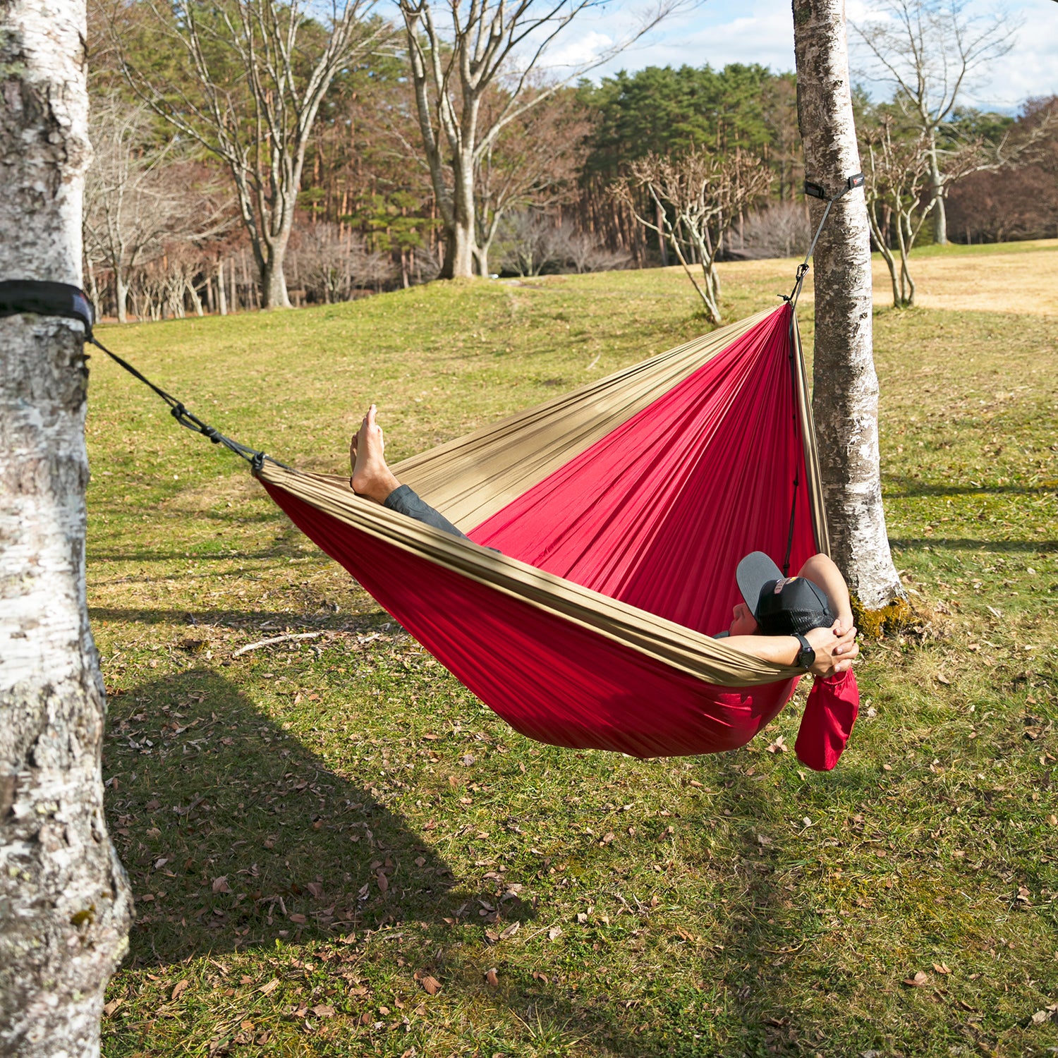 GRAND TRUNK DOUBLE HAMMOCK & TREE SLINGS SET / グランドトランク