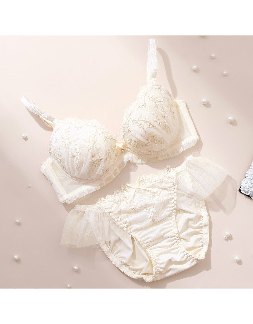 Lingè Noël ランジェノエル フレンチガーリー ブラ＆ショーツセット