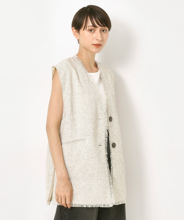 TASIKENT＞サマーツイード ジレ（ベスト） | TASIKENT（ファーリー