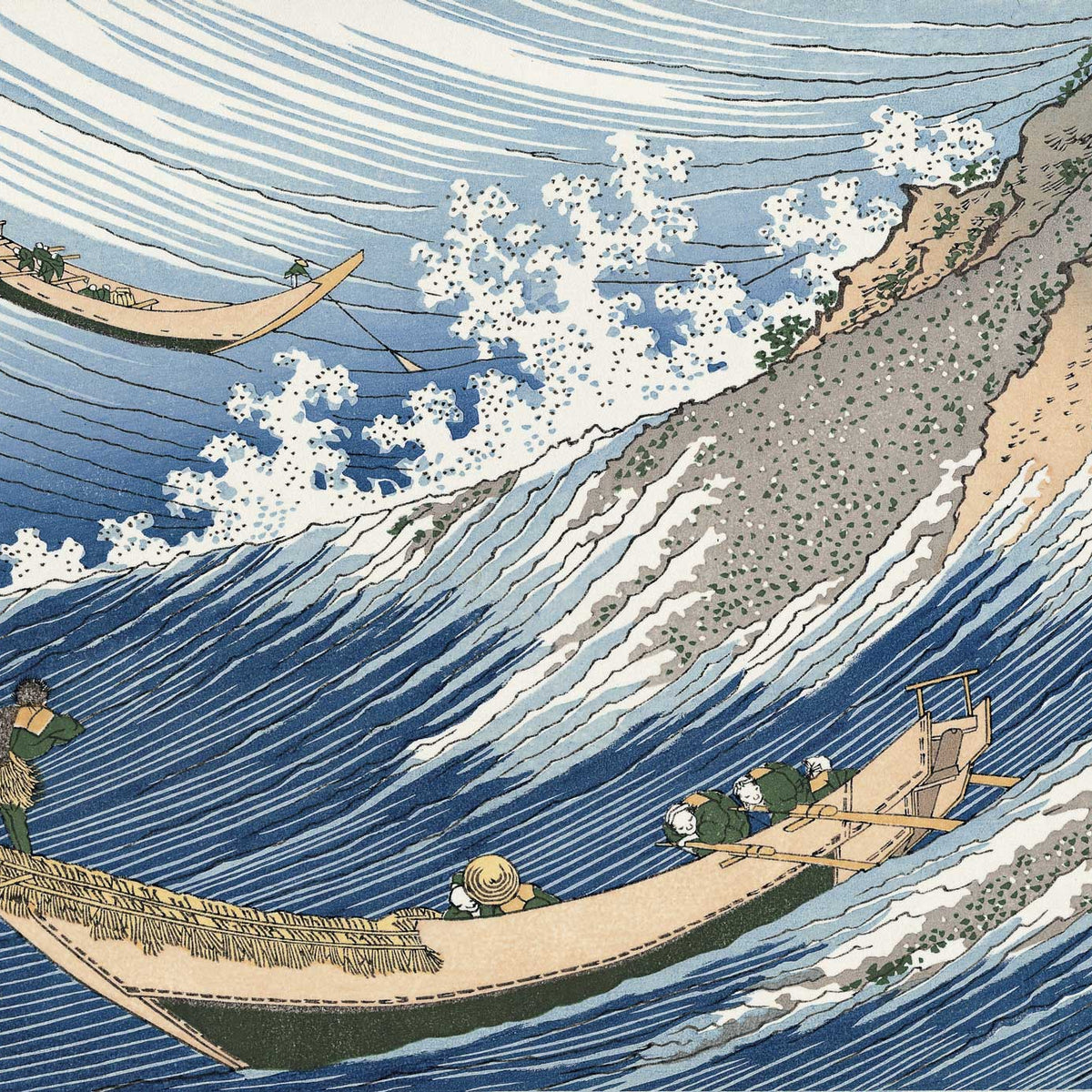 Katsushika Hokusai（葛飾北斎） 葛飾北斎「千絵の海 総州銚子