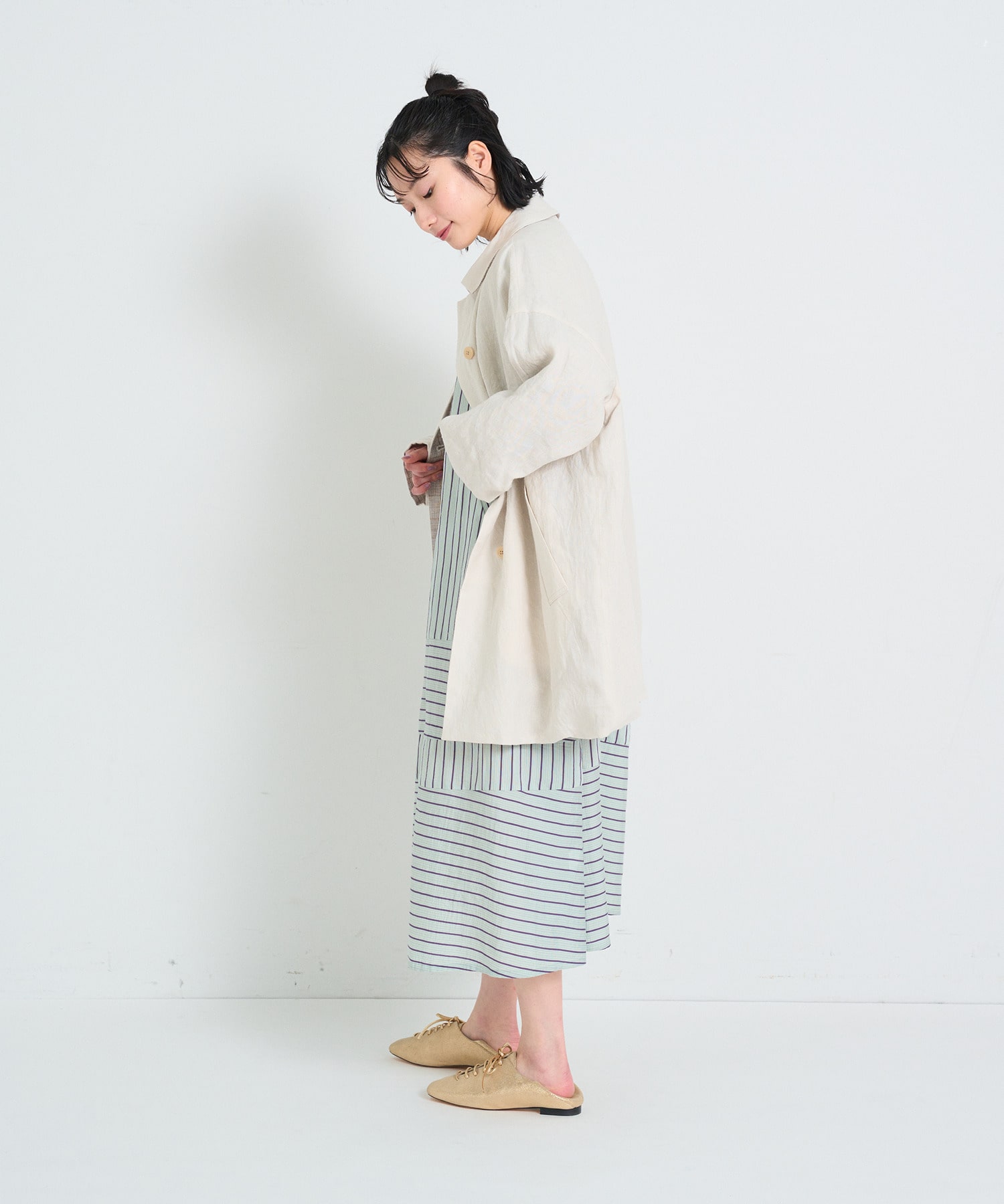 リバーシブルバルカラーコート｜BIGI online store - ビギ オンライン