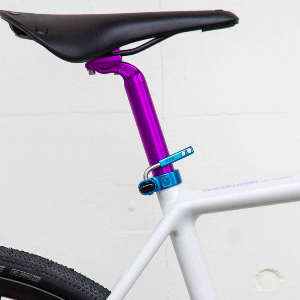 PAUL* quick release seatpost collar (blue/black) - BLUE LUG ONLINE