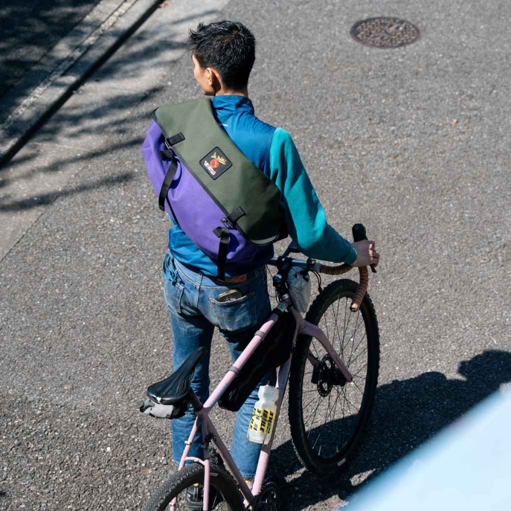 DE MARTINI* 3602 messenger bag (canvas navy) - BLUE LUG ONLINE STORE