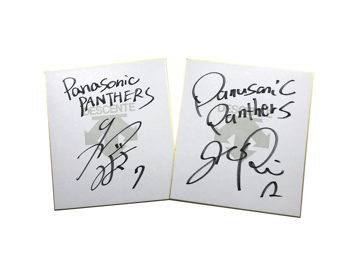 パナソニック・パンサーズ 清水邦広選手&久原翼選手コラボTシャツ