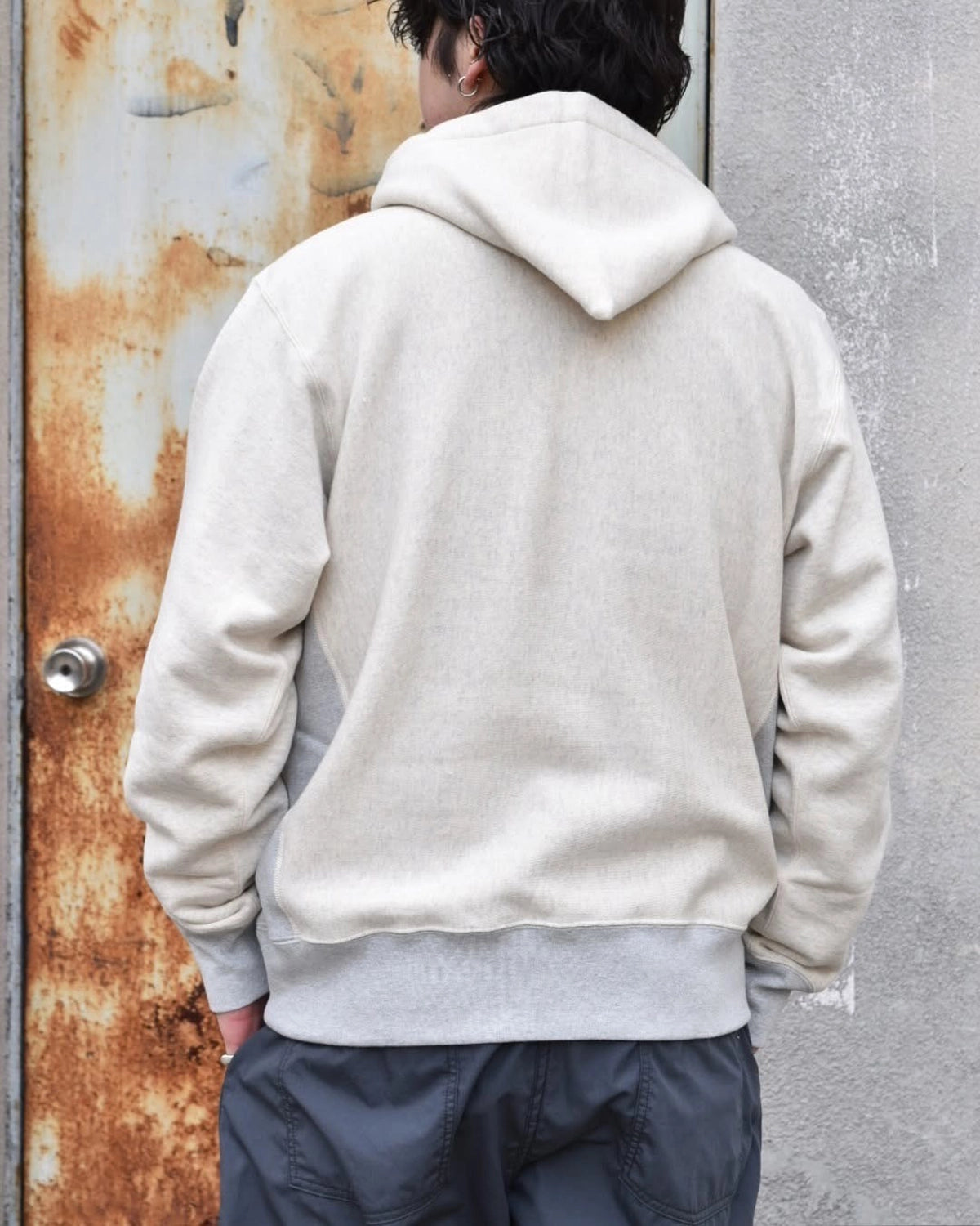 N.HOOLYWOOD (エヌハリウッド) × LOOPWHEELER HOODED SWEATSHIRT