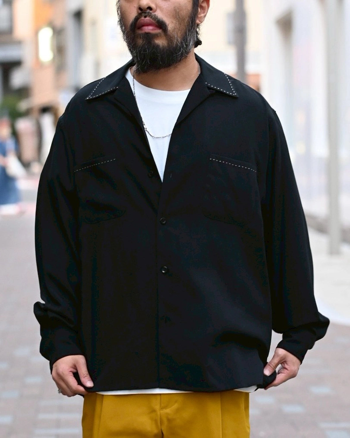 WACKO MARIA(ワコマリア) / 50'S OPEN COLLAR SHIRT -TYPE5- | 公式