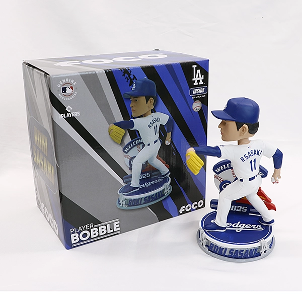 ドジャース 佐々木朗希 EXCLUSIVE 8インチ WELCOME ボブルヘッド （約