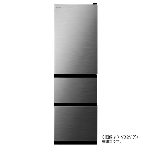 アウトレット】冷蔵庫（315L・左開き）R-V32VL S(グラファイトシルバー