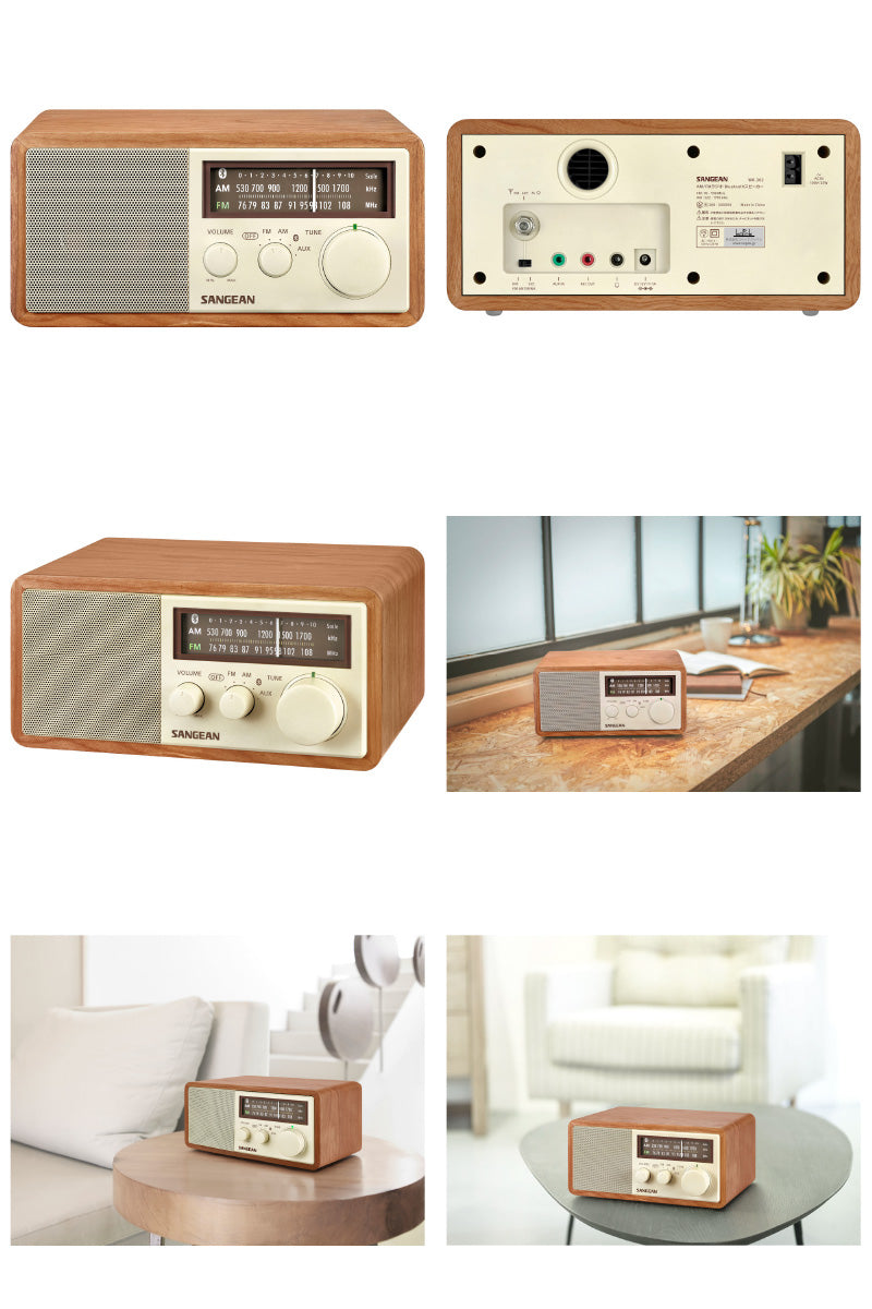 Sangean WR-302：温かみのある音色とレトロなデザインが魅力のラジオ