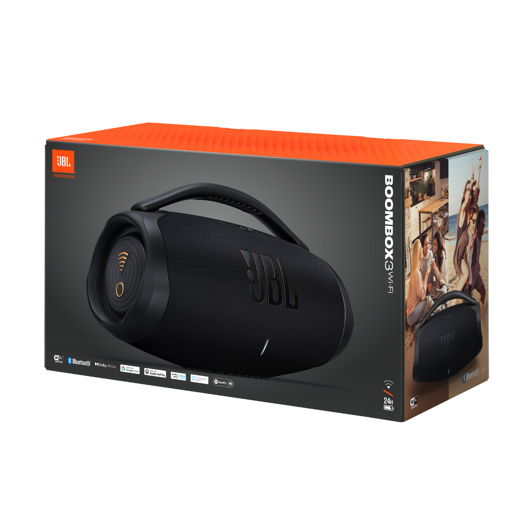 JBL BOOMBOX 3 Wi-Fi Bluetooth 5.3 ワイヤレス スピーカー Wi-Fi 6