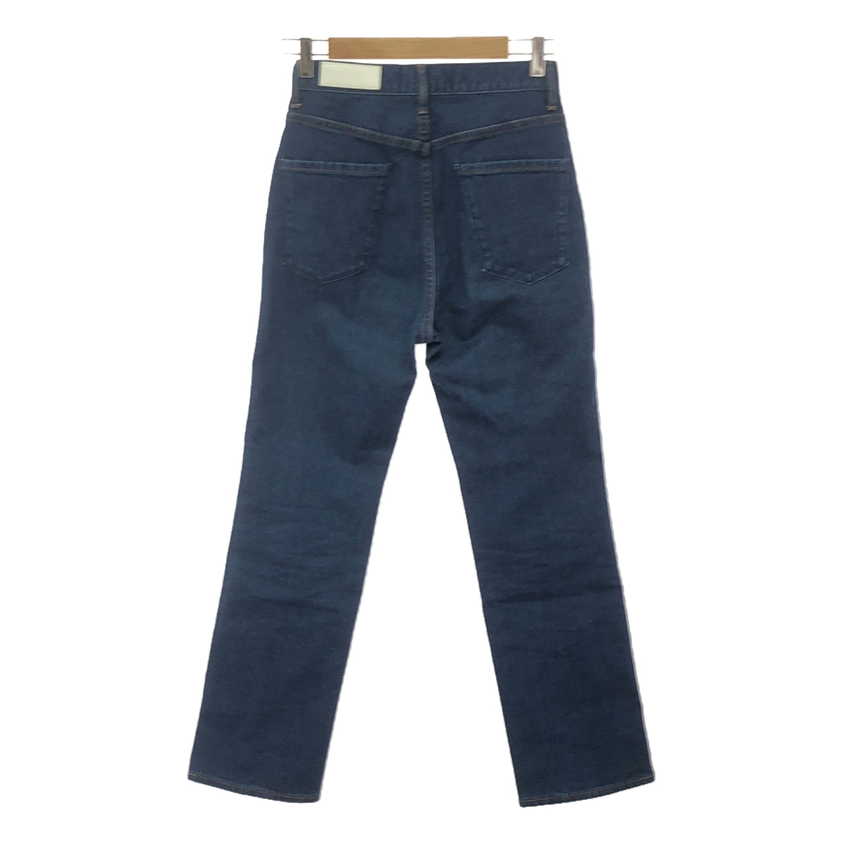 IIROT / イロット | レザーパッチ デニムパンツ | 26 | インディゴ